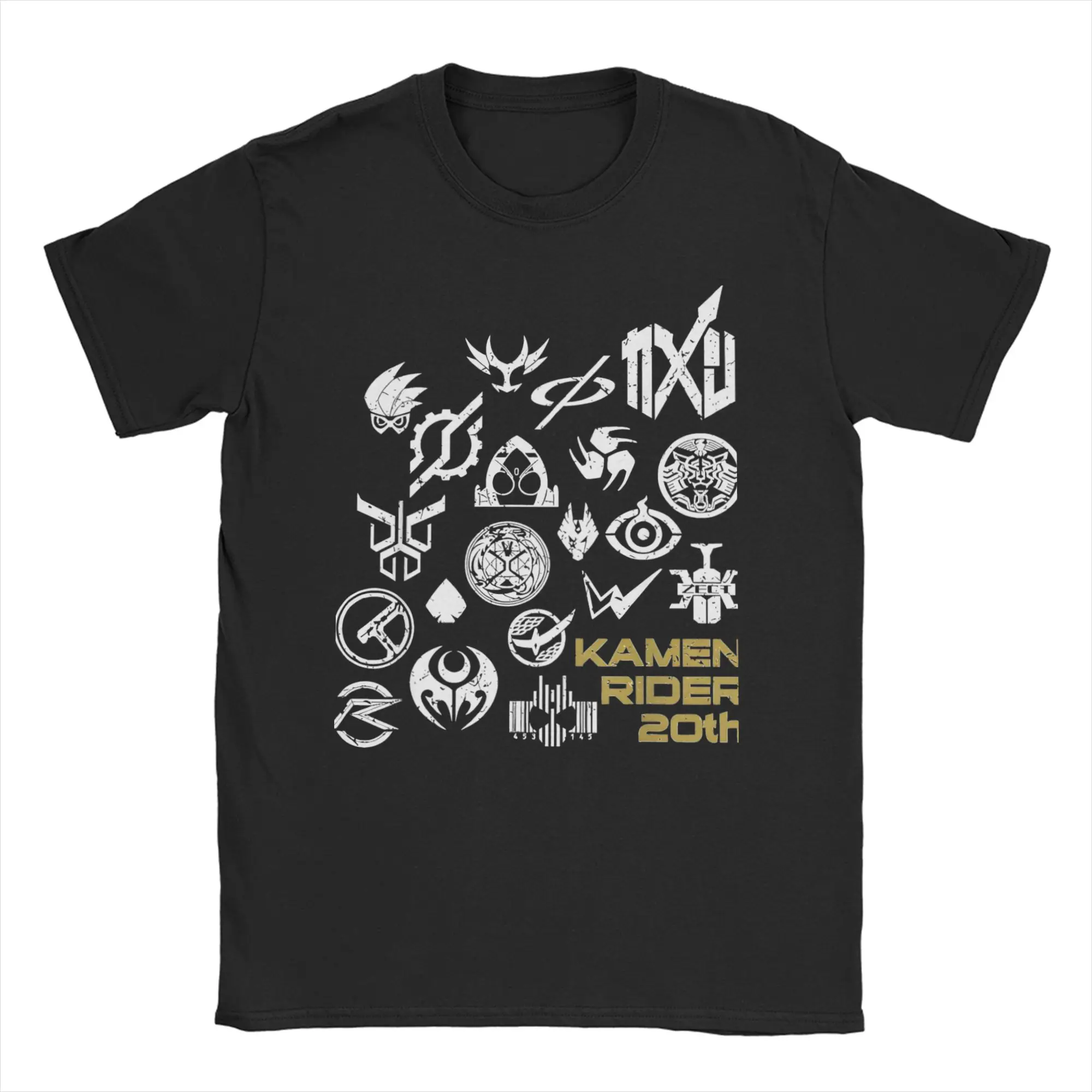 Kamen Rider ZiO  Heisei Rider Insignia T Shirt Men Women Pure Cotton Awesome T-Shirt Round Neck  Tees Short Sleeve Clothing Gift