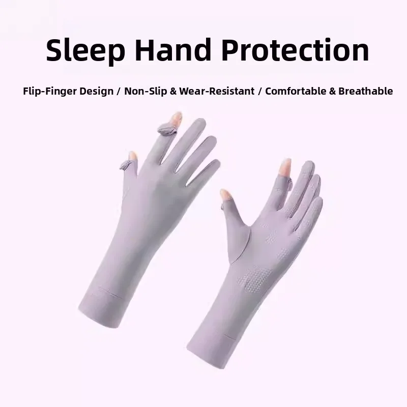 

Long Night Sp Gloves for Summer Air Conditioned Room Windproof Hand Masking Hand Care Wearable Medium Thin Gloves
