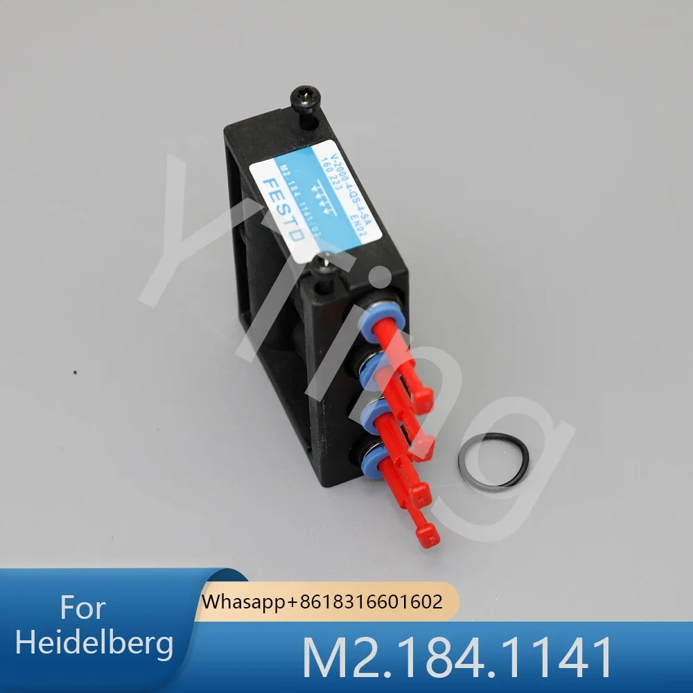 

For Heidelberg M2.184.1141 Valve Solenoid V-2000-4-QS-4-SA SM102 PM52 Printing Machine Parts