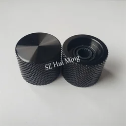 4pcs Aluminum Plastic Knob Silver Car Potentiometer Knobs Knurled 21.5*17mm Infiniti FX37 QX70 Button Volume Switch Amplifier