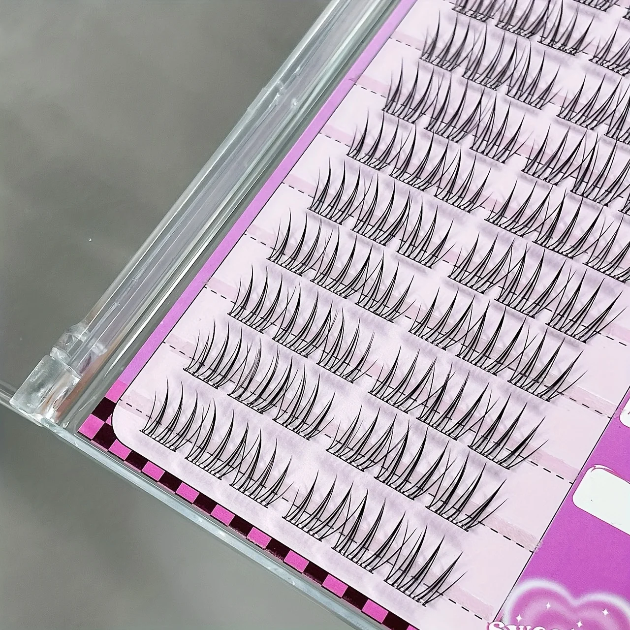 Mixiaohe 60 Cluster Koreanische C-Curl Wimpern Klebefrei Ohne Entfernung Natürliche Segmentierte Wimpern 10-13mm – Detail 8
