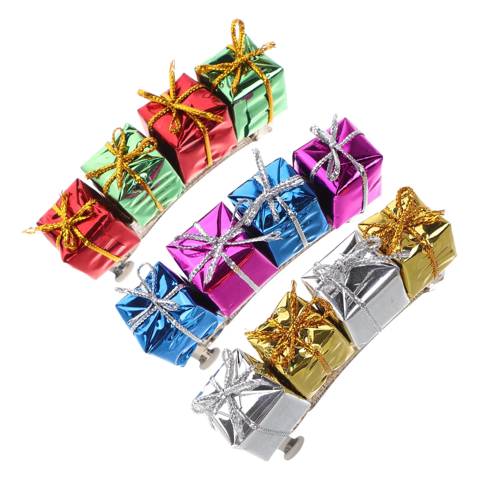 

3Pcs Christmas Hair Clips Durable Alloy Xmas Hairpins Festive Hair Barrettes for Party Xmas Hairpins Christmas Hairpin