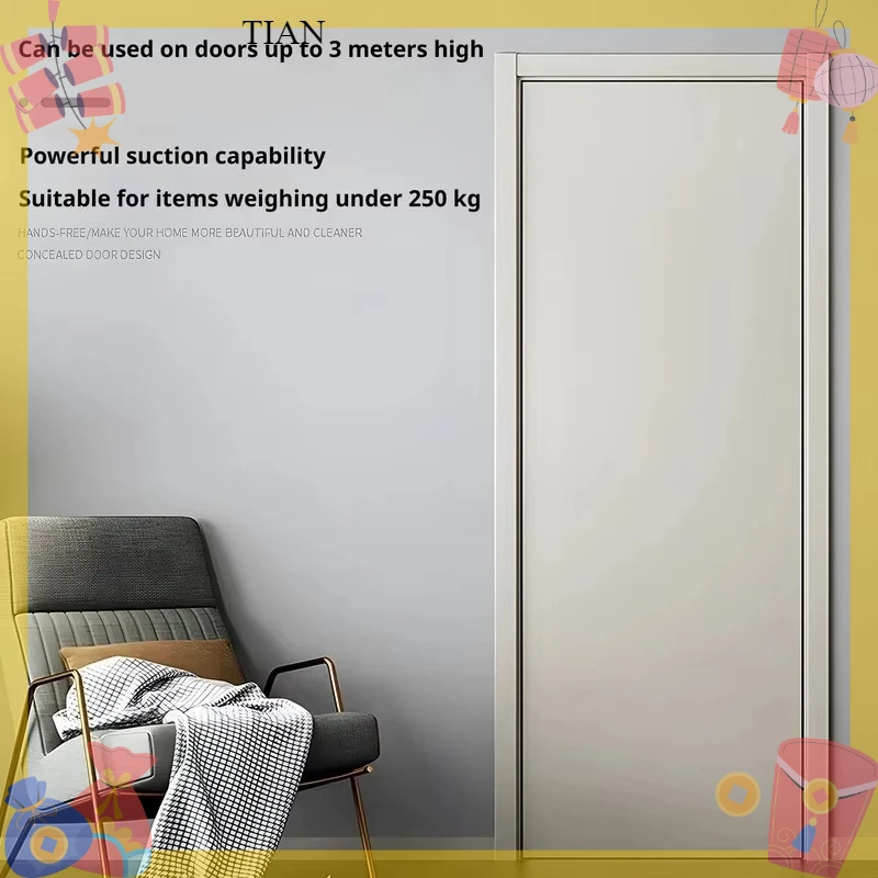TIAN   Heavy Duty Push to Open Magnetic Hidden Cabinet Spring Closer Touch Latch Wardrobe Drawer Rebounder