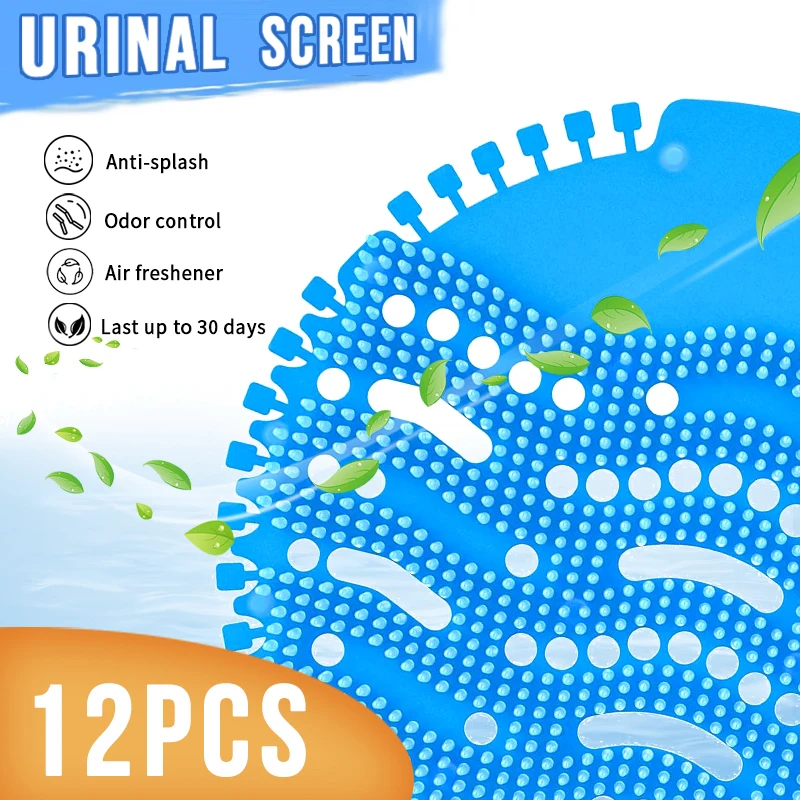 12 قطعة كل حزمة موجة مبولة شاشة الحصير مزيل الروائح الكريهة المضادة للرذاذ العطر للمرحاض الحمام إيفا مبولة الكعك 6 ألوان عينات