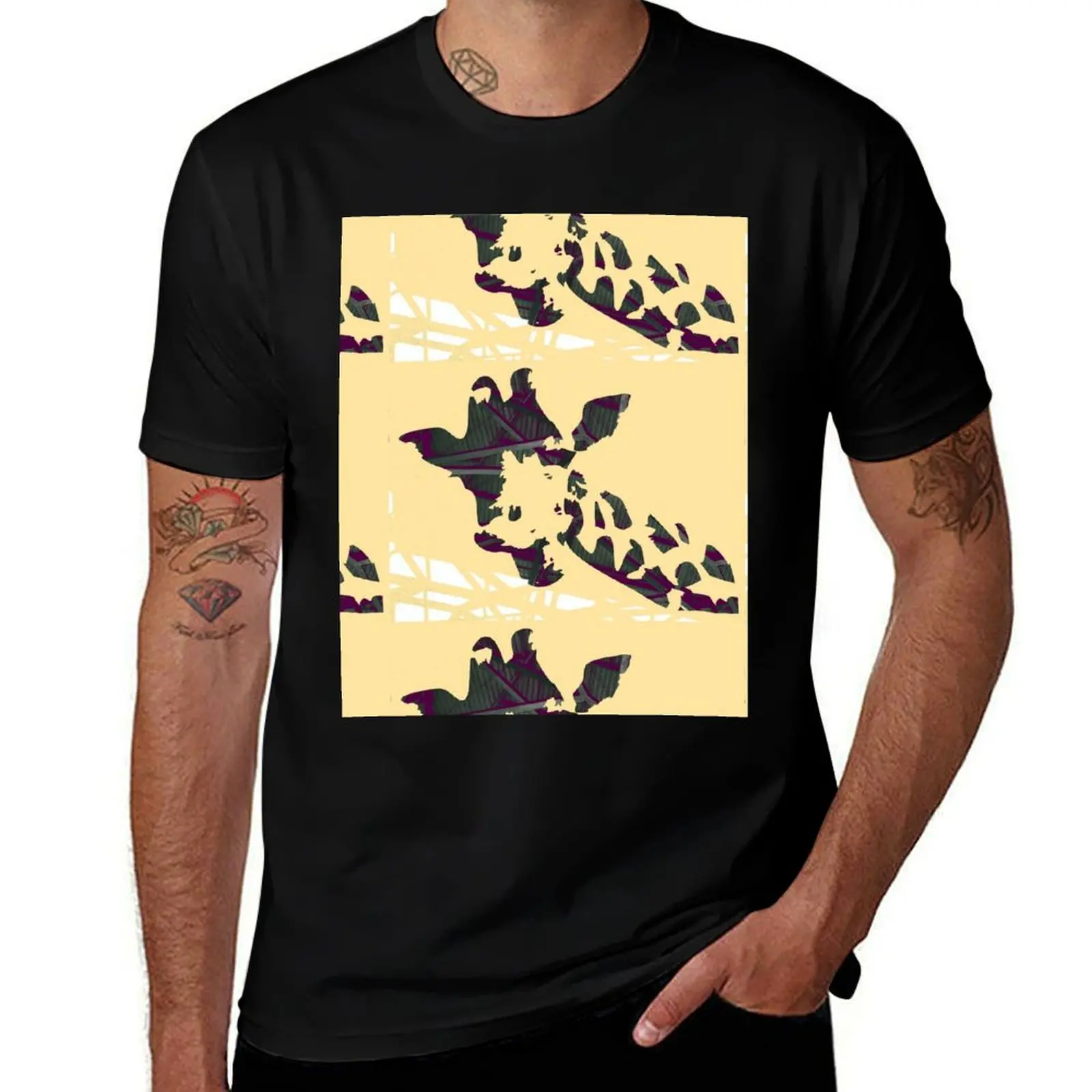 

Geometric Giraffe graphic man vintage shirts t man cotton shirt t T-Shirt shirt graphic for man t T-Shirt