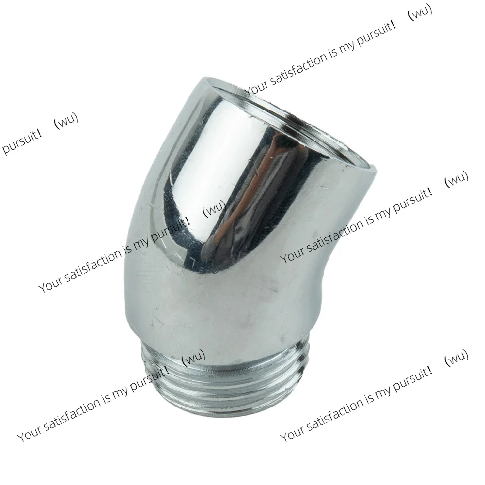 Brass Extender Shower Elbow 145 Degree Bathroom Chrome Corrosion Resistant For Hand Shower Thread G 1/2 Connections