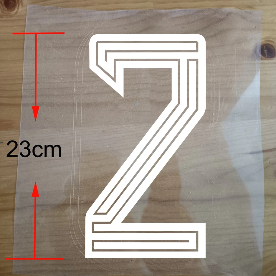 High 23cm Maze Number for Clothes, Basketball Volleyball Soccer Number Iron on Patch Number 0-9# Heat Transfer Sticker Number