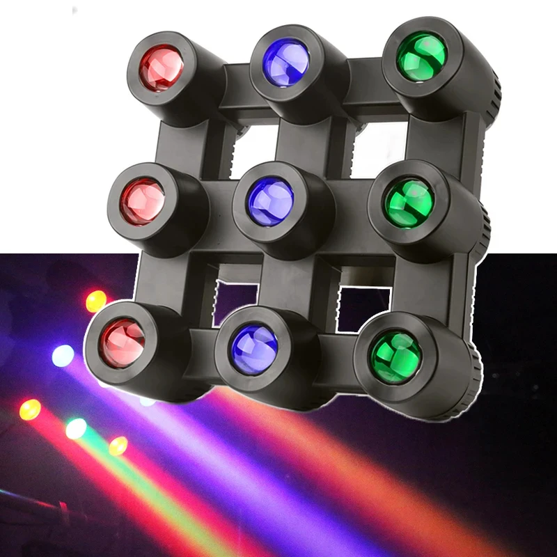 

Matrix Light 9 X 40w RGB 4In1LED Matrix Disco Matrix Blinder Lights With Good Stage Effect