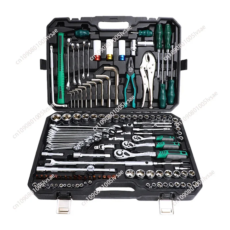 132-Piece Auto Repair Kit Straight Hair Mechanical Repair Tools Auto Repair Machine  Accessory Kit