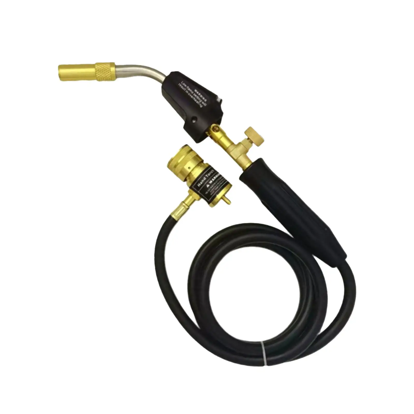 Antorcha de Propano, Antorcha para Barbacoa, Antorcha de Gas Mapp, Antorcha Multiusos con Bloqueo de Llama, para Soldadura, con Válvulas Reguladoras, Antorcha para Plomería de Gas
