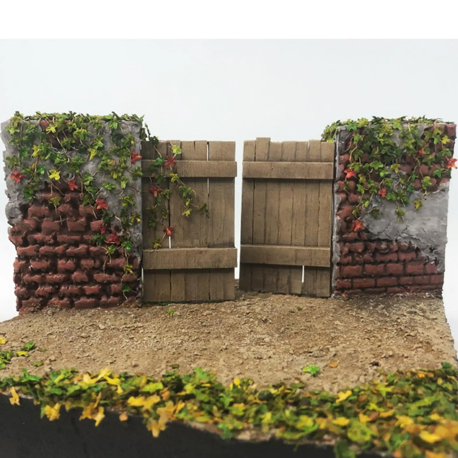 5x1 زجاجة مصغرة ورقة المشهد تخطيط الحرف 56 مللي ديوراما لنموذج السكك الحديدية مواد البناء الملحقات