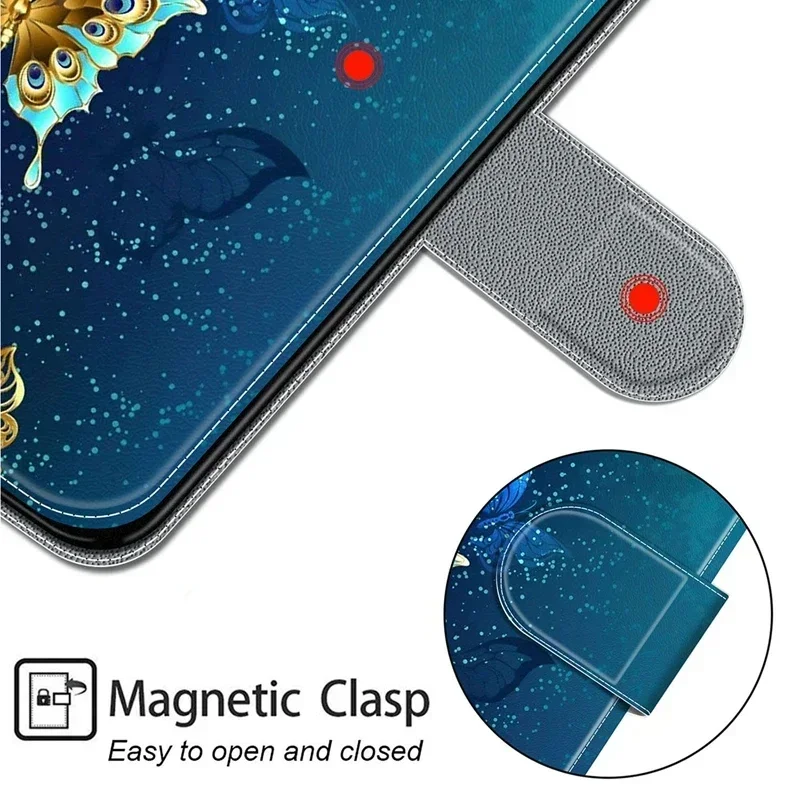 For Samsung Galaxy S25 Ultra Case Magnetic Flip Leather Phone Case for Samsung S 25 Ultra S25Ultra SM-S938B Wallet Holder Cover