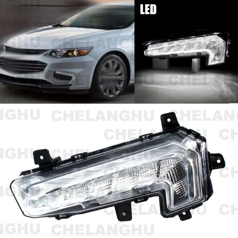 

1pc Left Side Fog Light Lamp With LED Bulbs For Chevrolet Malibu 2016 2017 2018 84525421 Car Accessories