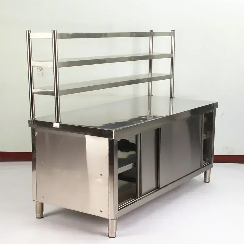 

304 Hotel Console Stainless Steel Storage Cabinet Commercial Equipment Kitchen Storage