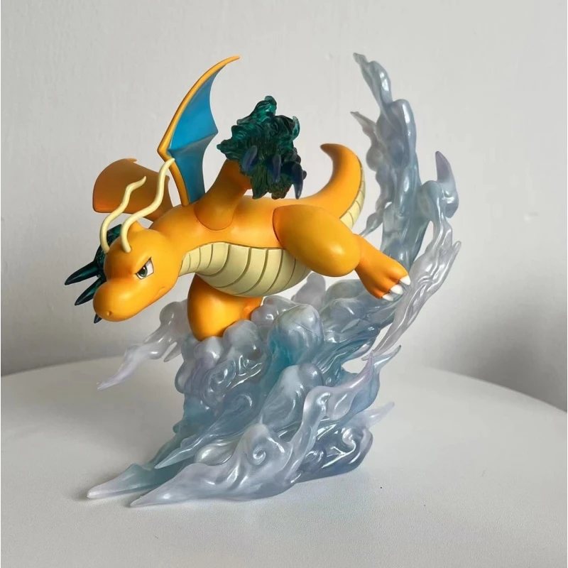 17cm Pokemon Dragonite Dragon Claw Anime Figurka Model Gk Statua Dzieci Kolekcja Dekoracja Pulpitu Ozdoba Zabawki Prezenty