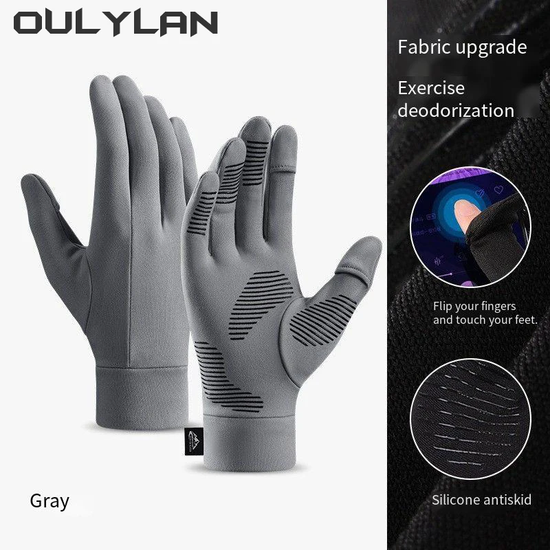 Oulylan Ski Gloves Liner Inner Thin Touchscreen Party Usefulness Gloves Ultralight Sports Full Fingers Snowboard Accessories