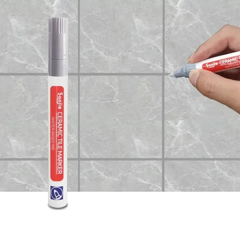 1/3 Stuks Waterdichte Witte Marker Pen Muur Naad Reparatie Tegels Grout Markers Pennen Vloer Badkamer Decontaminatie Kwast Gereedschap