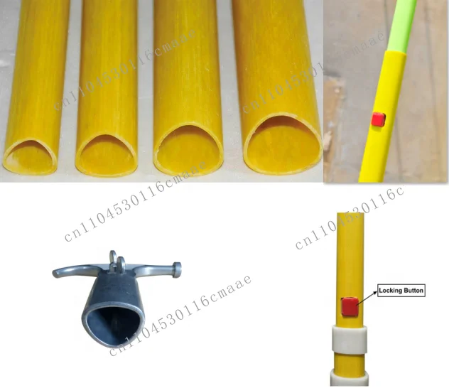 Fiberglass triangular control rod, high pressure resistance, more than ten meters long, still does not deform