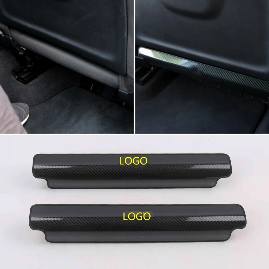 

For Audi A3/A4L/A5/A6L/Q3/Q5L Moulding Seat Anti-Kick Cover Decoration Interior Details Seat Back Child Anti-Dirty Pad