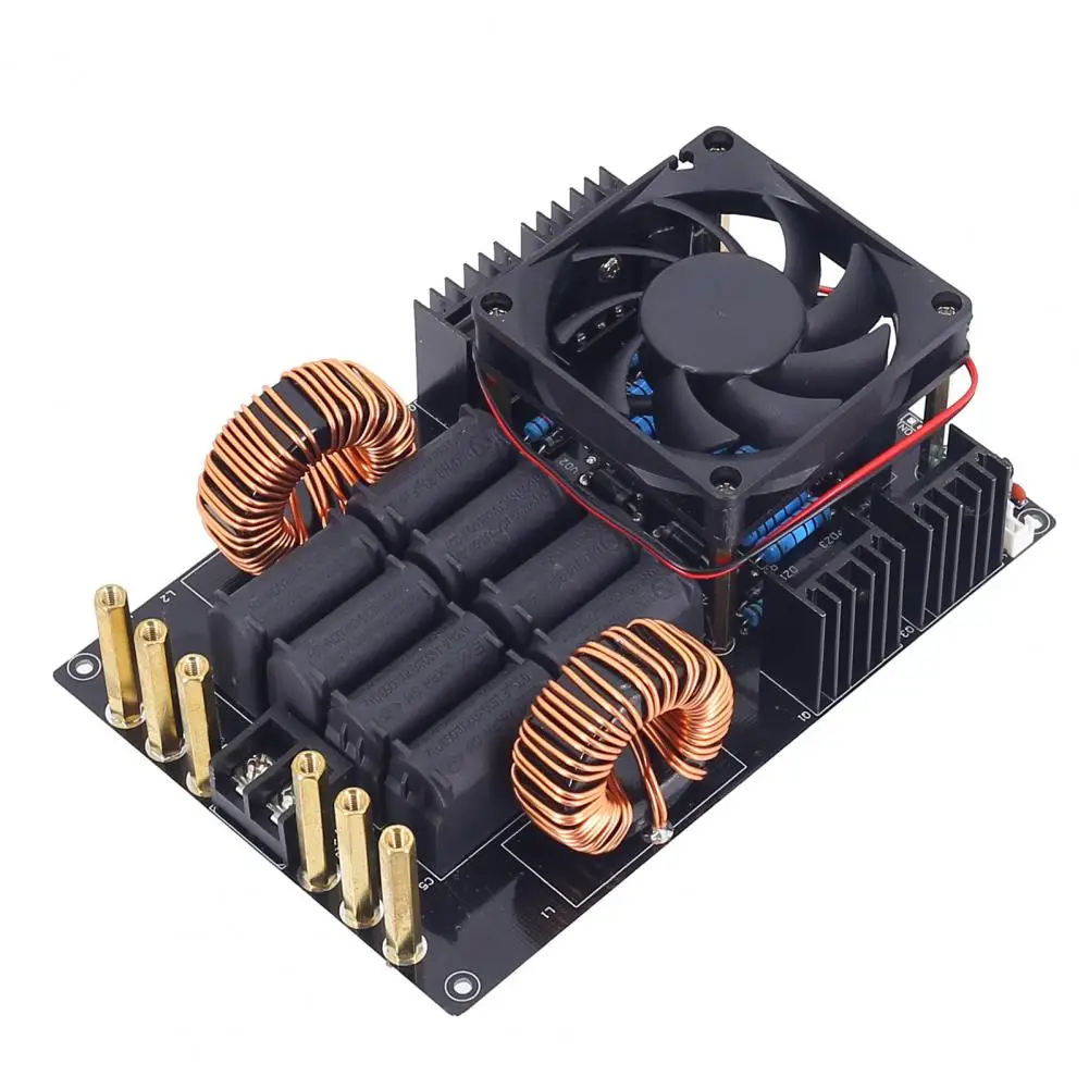 High Frequency Induction Heater Driver 1000W Induction Heating Module with Fan 1000W Induction Heating Machine  Stable