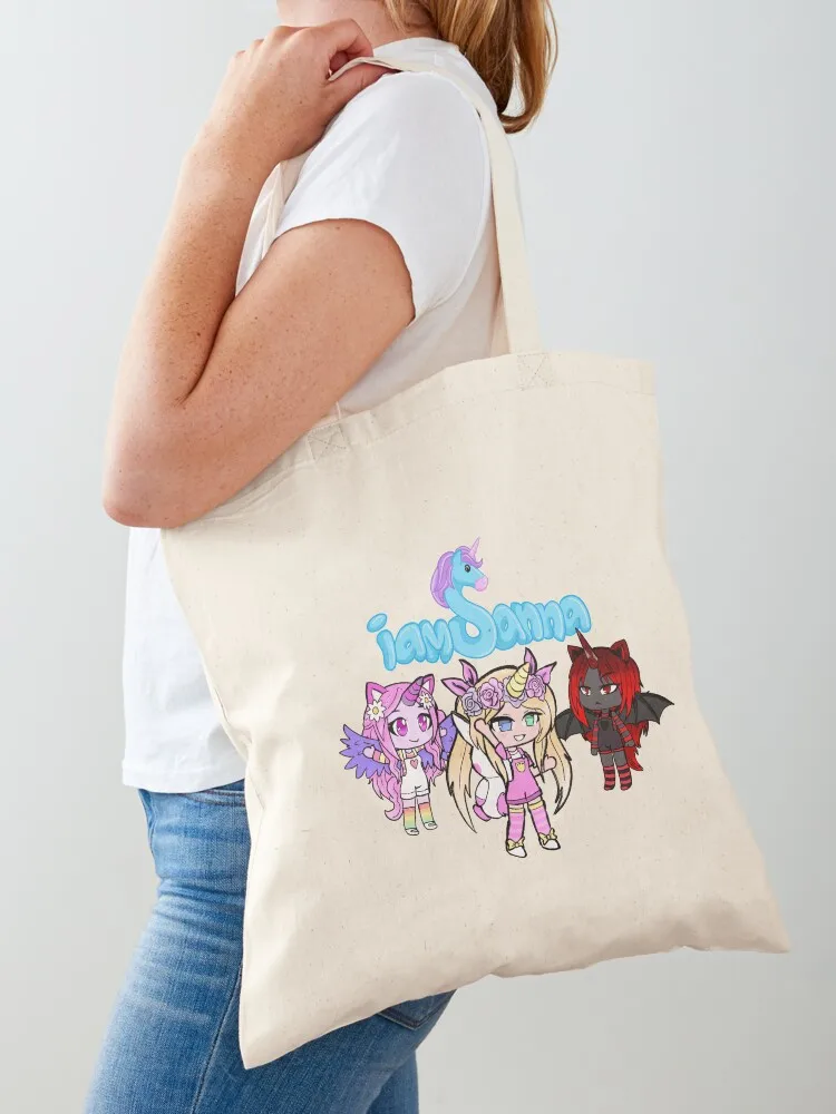 Sanna and Friends Tote Bag Women's shopping bag personalized tote bag canvas tote