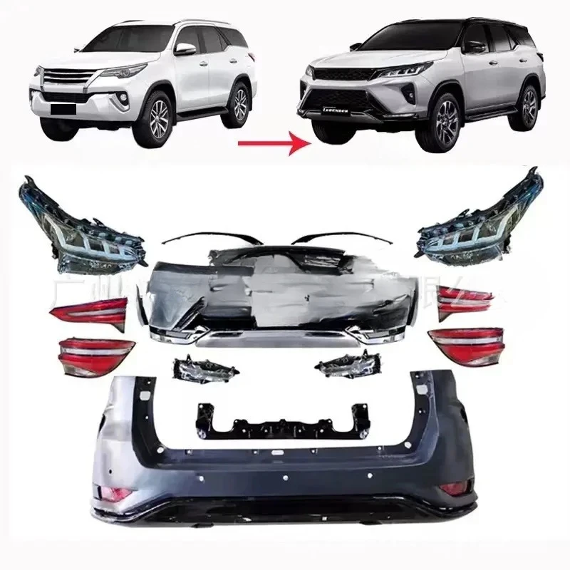 

Suitable for Fortuner 2016+change to 2021 Body Kits Fortuner Modification Surround