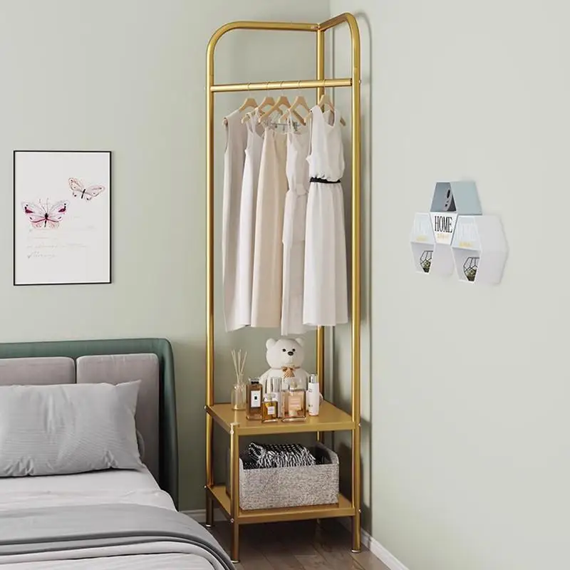 

Простая угловая одежда Drng Ra Спальня Bede Напольная напольная вешалка для хранения эльфа Гостиная Домашнее использование Вешалка для пальто Крытый Drng...