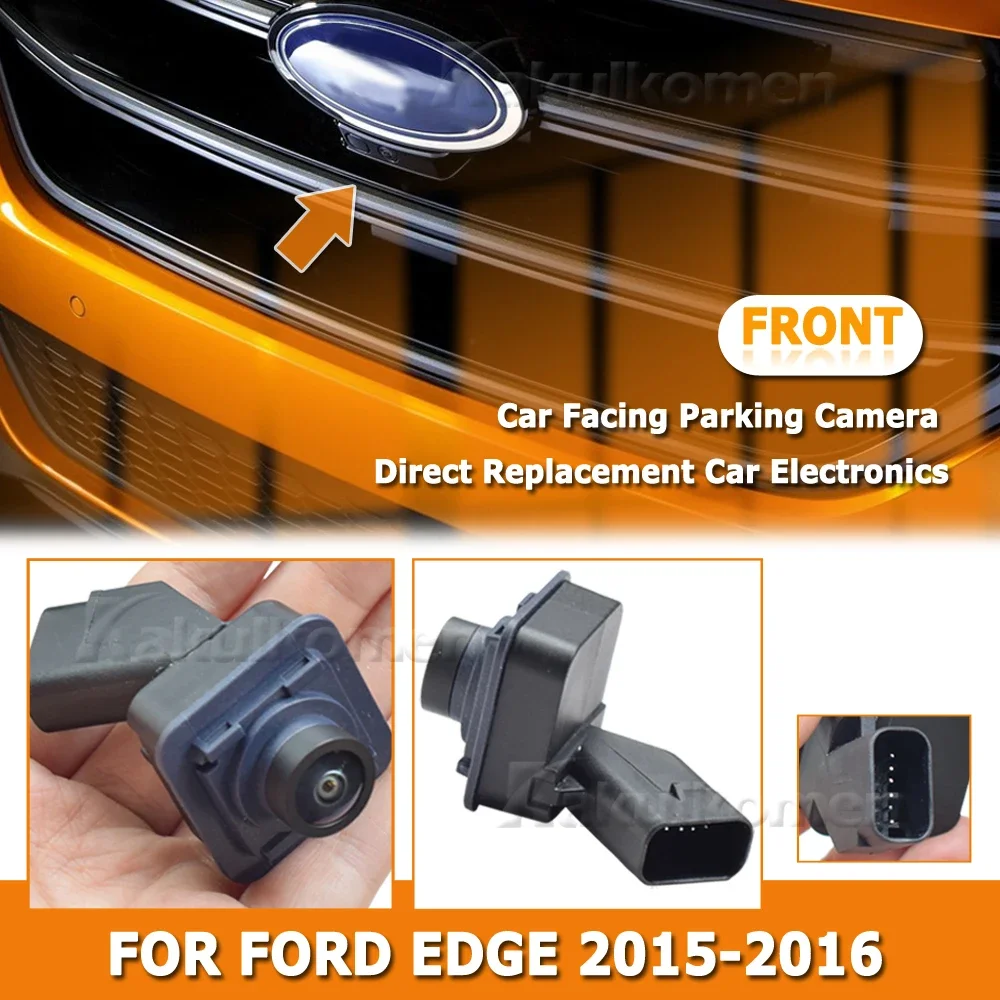 

F2GT-19H222-AD F2GT19H222AD F2GT-19H222-AB F2GT19H222AB для Ford Edge 2015-2016, новая передняя парковочная камера, автомобильная электроника