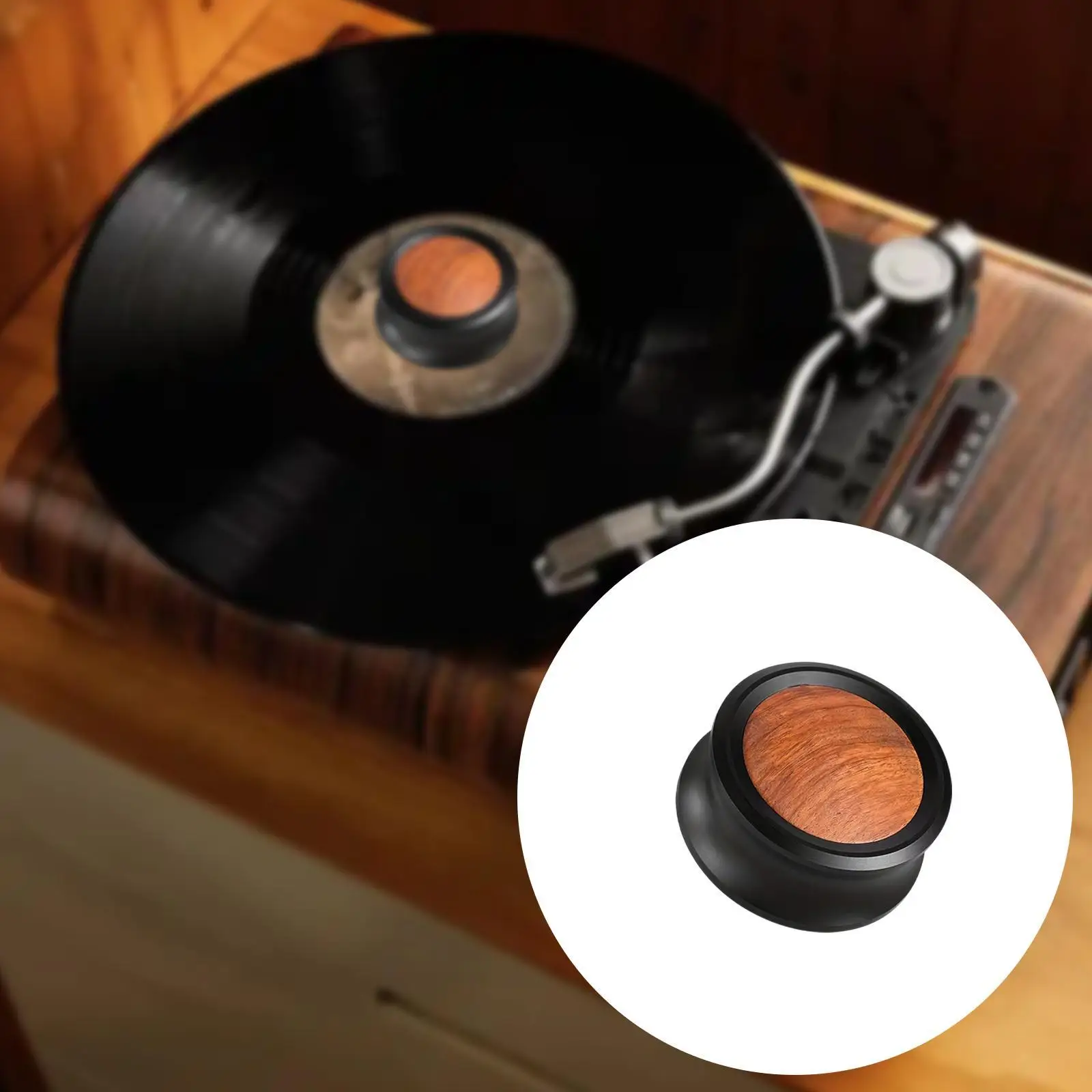 Vinyl Record Dome Adapter Aluminium Vinyl Records Adapter für 7-Zoll-Player