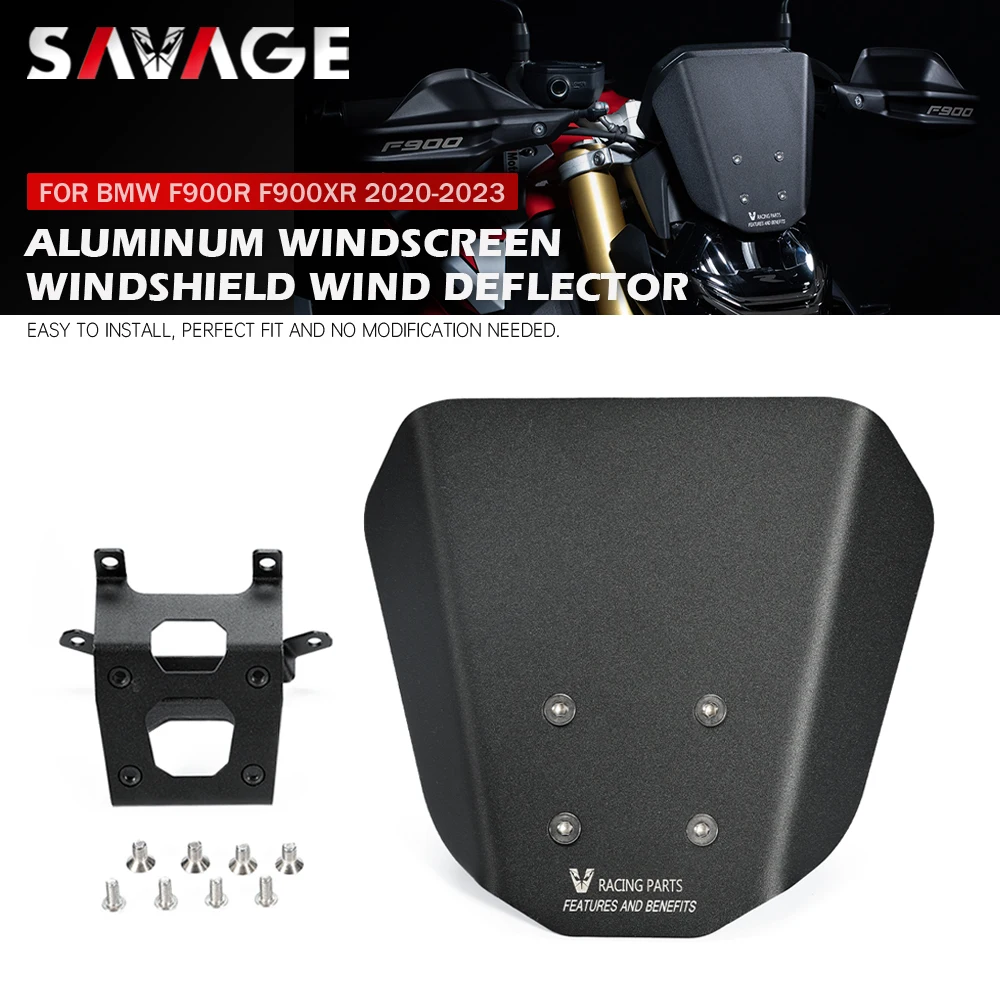

Motorcycle Windshield Windscreen for BMW F900R F900 R F 900R 2020-2023 Wind Screen Shield Mount Bracket Front Fairing Deflector
