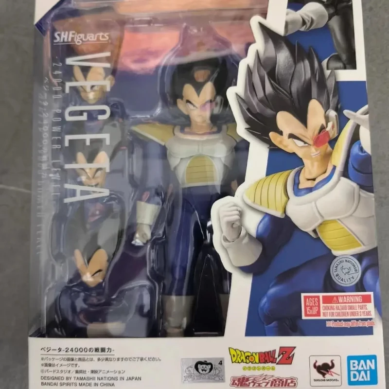 

В наличии Bandai S.H.Figuarts, оригинальная фигурка DRAGON BALL Vegeta IV-24000, боевая мощность, экшн-фигурка аниме, коллекционные куклы