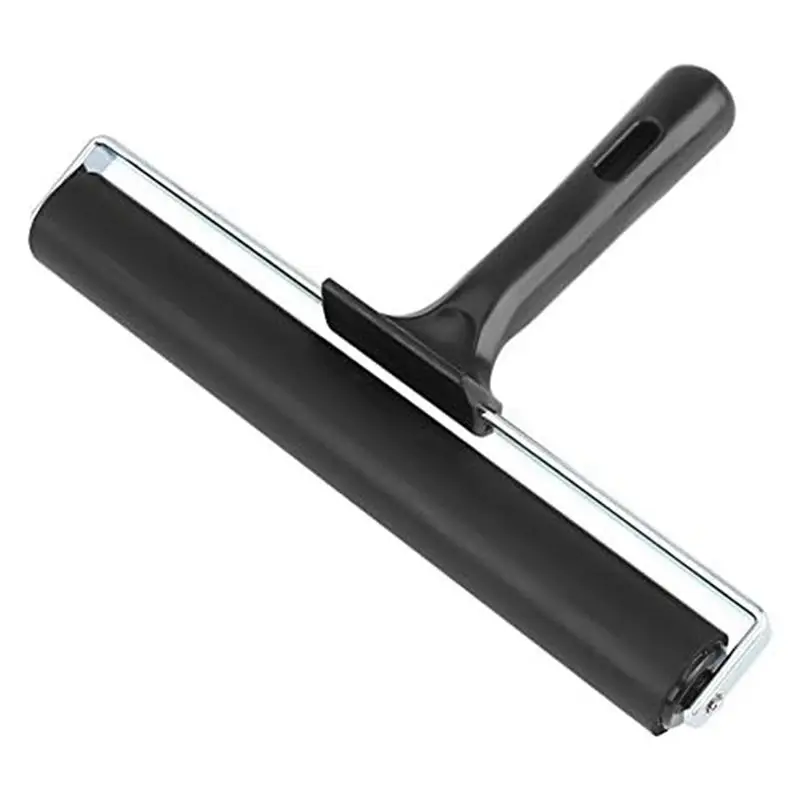 ABKW-5Pcs 8-Inch Rubber Roller, Brayer Roller Brush For DIY Art Craft Painting, Print, Printmaking, Ink And Stamping