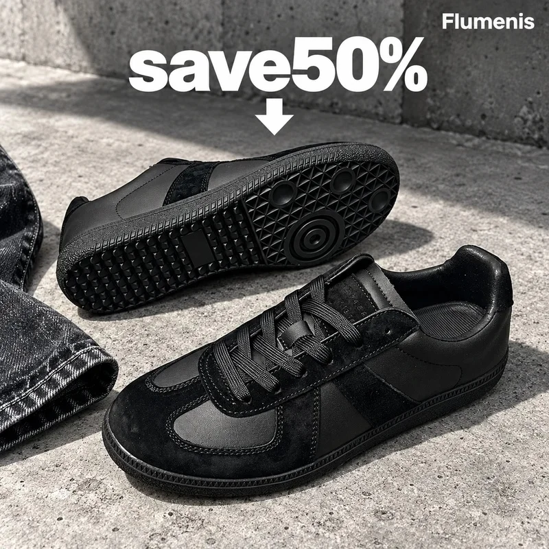 2026 Men Women Vintage Lace-up Casual Sneakers Mixed Breathable Stitching Flat Gum Rubber Sole Daily Commute Board Shoes