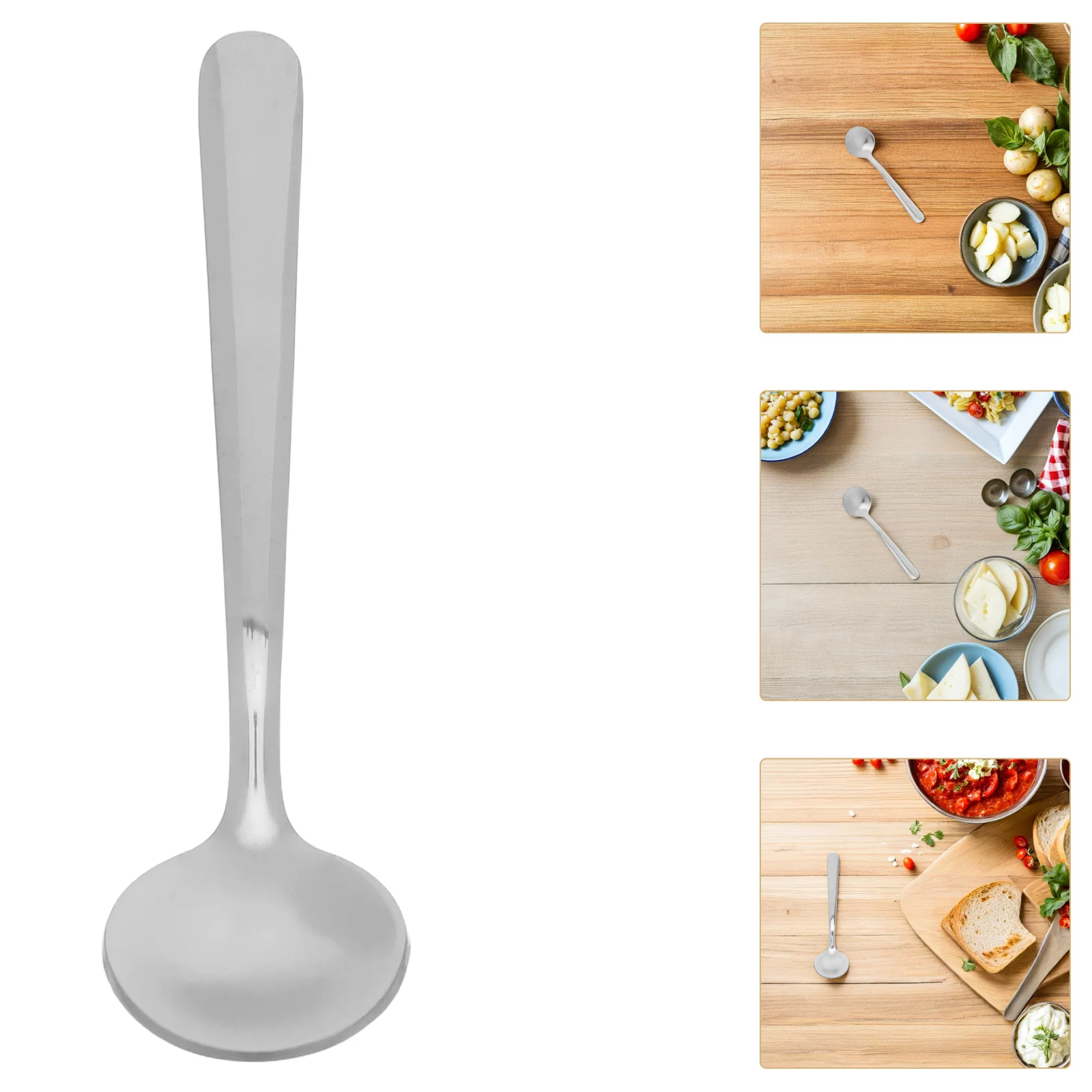 

20Pcs Stainless Steel Seasoning Spoon Anti Slip Grip Precise Measuring Kitchen Utensils Condiment Sugar Honey Jam Scoop