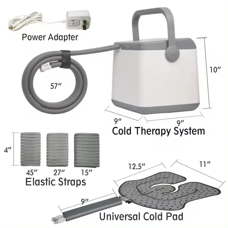 Home Portable  Physiotherapy  Leg  Cryotherapy Ice Cooler Cryo r Compression Therapy System Machine Pad