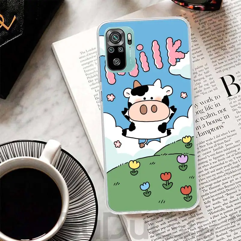 Dairy Cattle Cow Speckle Cute Cover For Xiaomi Redmi Note 13 12S 12 11 11S 10S 10 Pro Plus Phone Case 11E 11T 9 9S 8T 8 + Print 