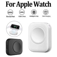 Portable Magnetic Wireless Fast Charger For Apple Watch Series 9 8 7 6 5 4 3 2 1 SE Wireless Type C Cable Convert Watch Charger