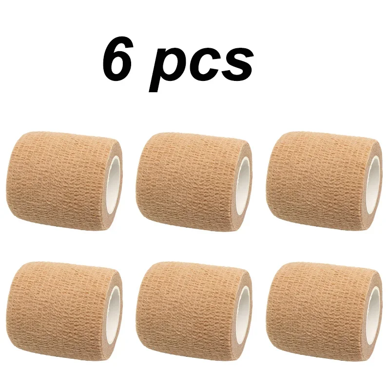 Beige Bunte Sport Selbstklebende Elastische Bandage Wrap Tape 4,8 m Hansaplast Für Knie Unterstützung Pads Finger Knöchel Palm Schulter – Detail 5