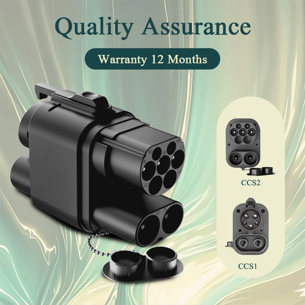 Kolanky 250KW DC + AC من شاحن CCS2 إلى CCS1 US Car EV CCS2 إلى CCS1 شاحن السيارة الكهربائية سريع Ev محول الشحن جزء السيارات #2