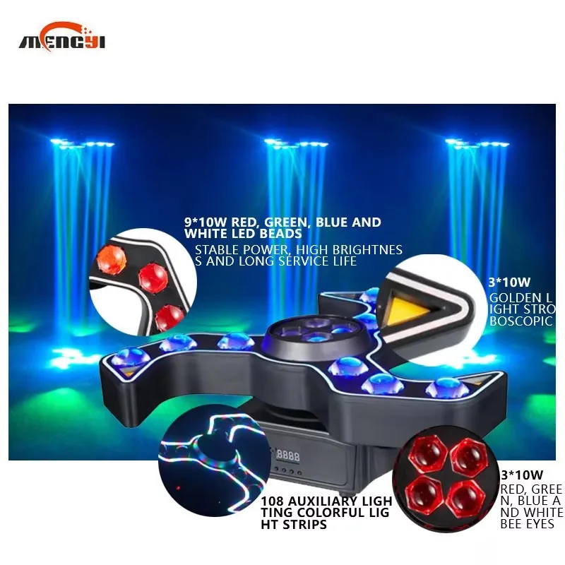 Klein cycloon LED Moving Head Laser Podiumverlichting DMX512 Control Project