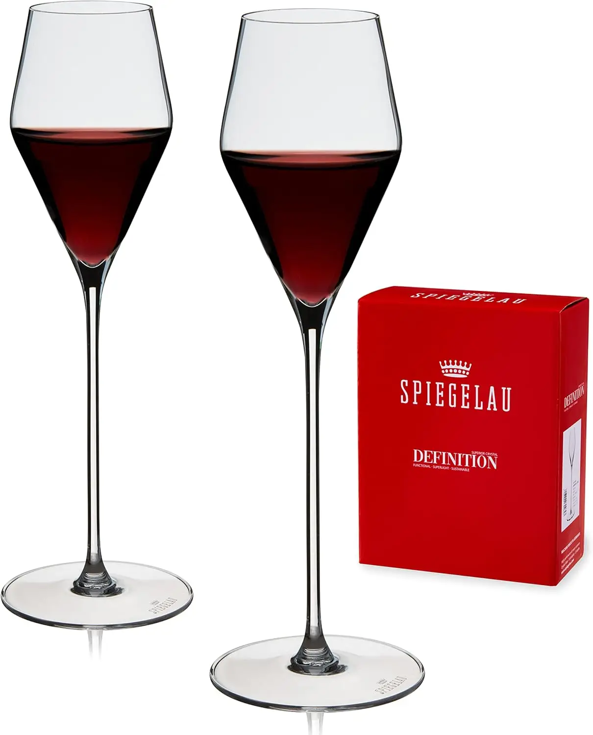 

Definition Digestif Glasses, Elegant Stemmed Dessert Wine Glasses for After-Dinner Drinks, Lightweight Crystal Glasswa