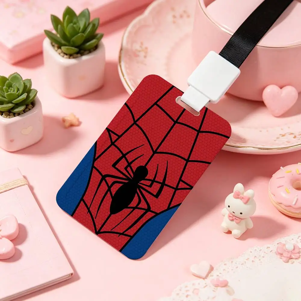 Cool S-Spider-Man NFC Contactless Sliding Card Sleeve For Student Cards, Bus Cards, ID Cards, And Work Permits