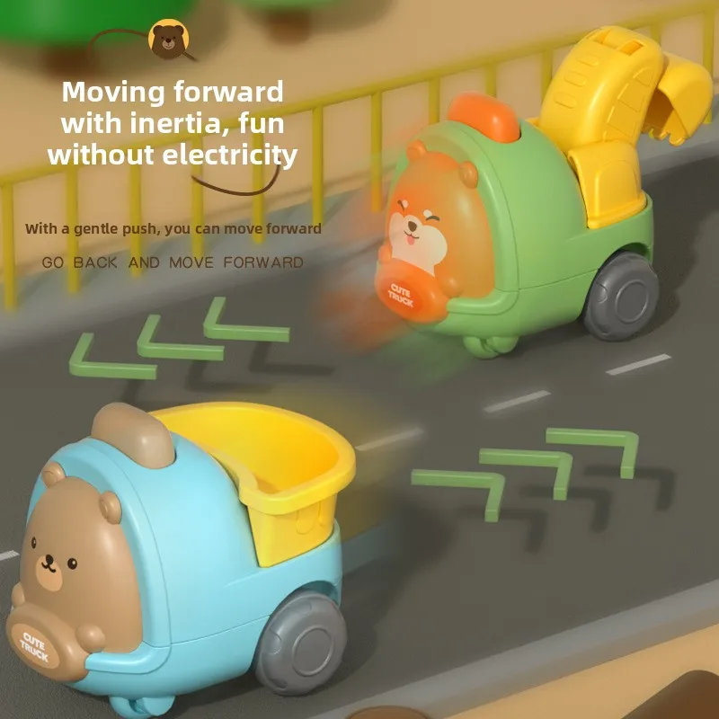 Chenghai لعب الأطفال البناء بالقصور الذاتي مركبة التنقيب جرافة رياض الأطفال الهدايا الصغيرة آلة دمية اللعب #3