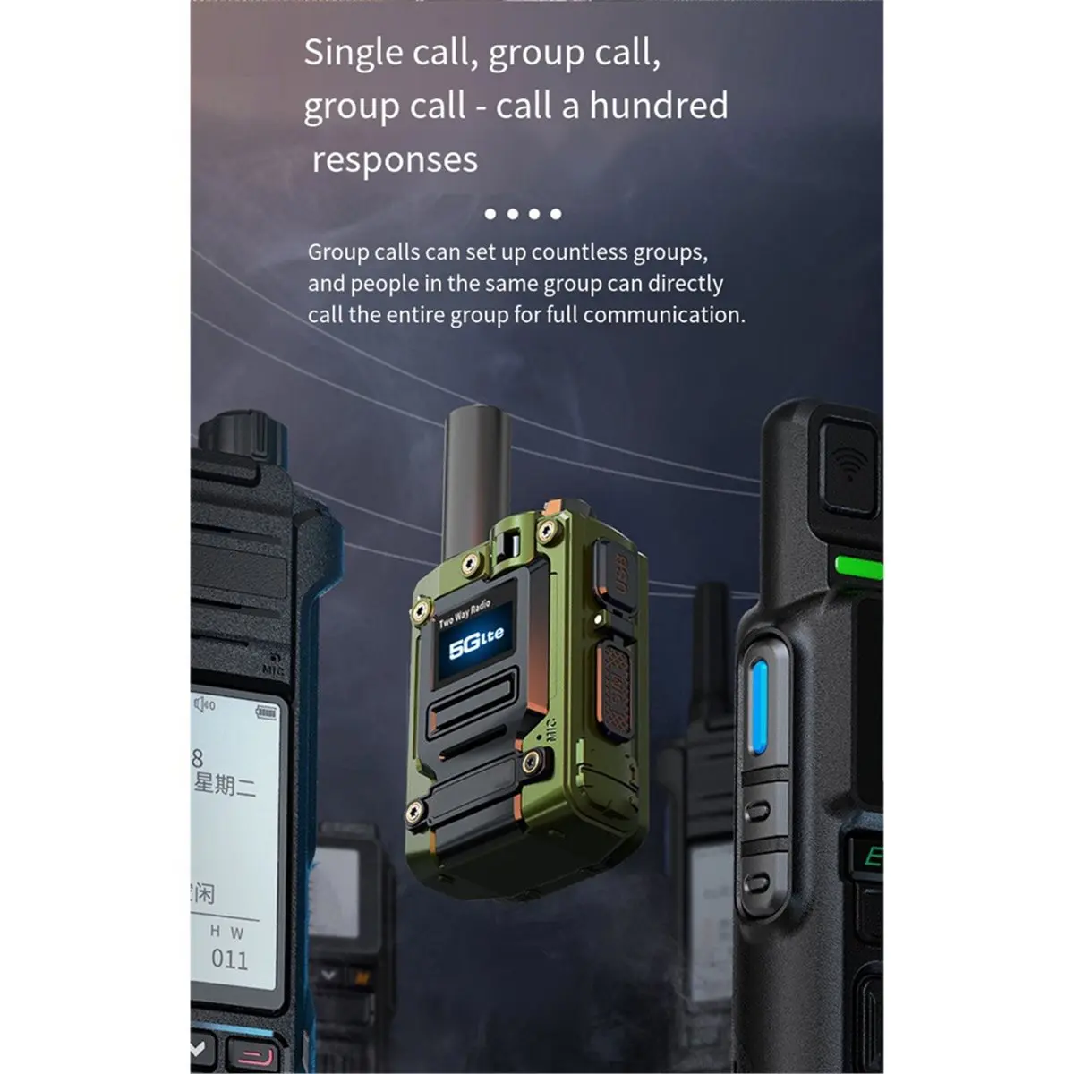 【MUST-HAVE LIST】 POC Walkie Talkie Long Range 5000 Kilometers Remote Digital Intercom Global 4G /5GNetwork Walkie Talkie