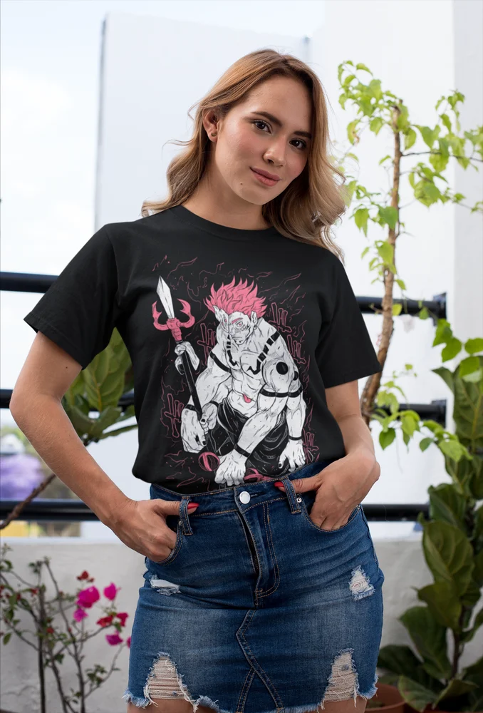 Ryomen Sukuna T-Shirt JJK jujutsu kaisen Levi Horror Anime Gifts Shirt All Size