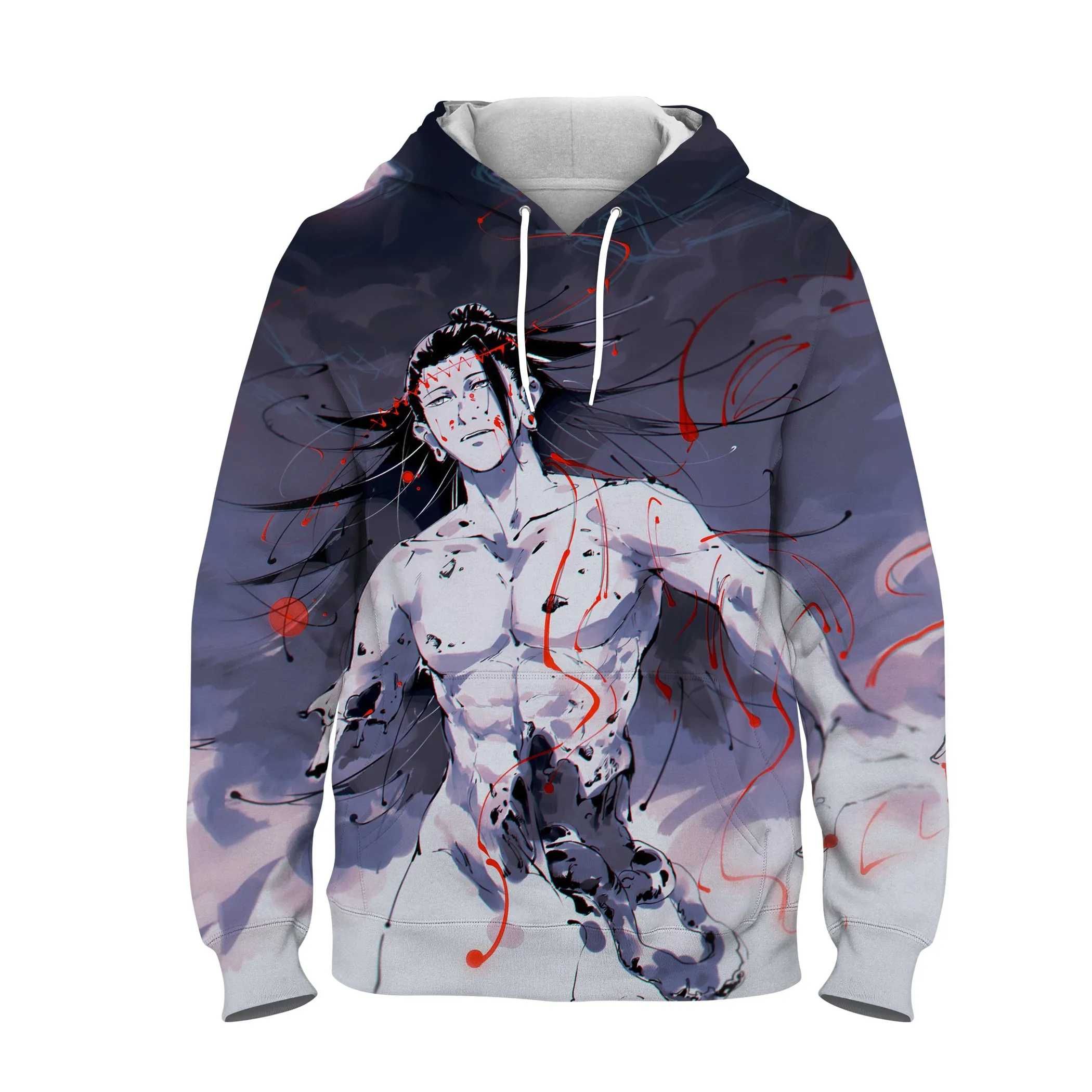 Heiße Quelle und Herbst Mode Männer und Frauen 3d gedruckt Hoodie Straße Männer und Frauen Sport dicke lose Persönlichkeit Hoodie