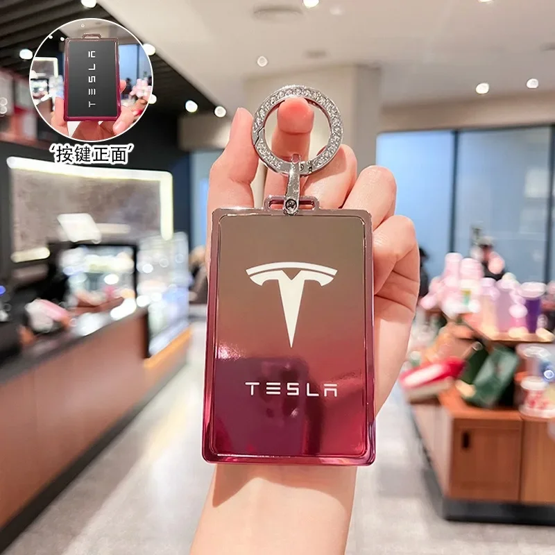 

Мягкий чехол для автомобильного ключа из ТПУ для Tesla Model 3 Model S X Y SpaceX 2020, защитный держатель, высококачественный брелок, аксессуары