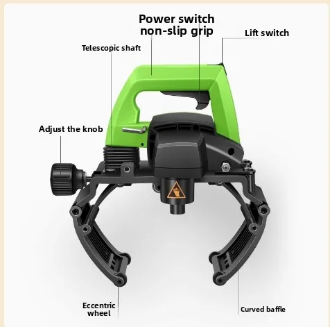 ZD220 1200W Electric Tube Cutter 220V Portable Iron Stainless Steel Pipe Cutting Machine