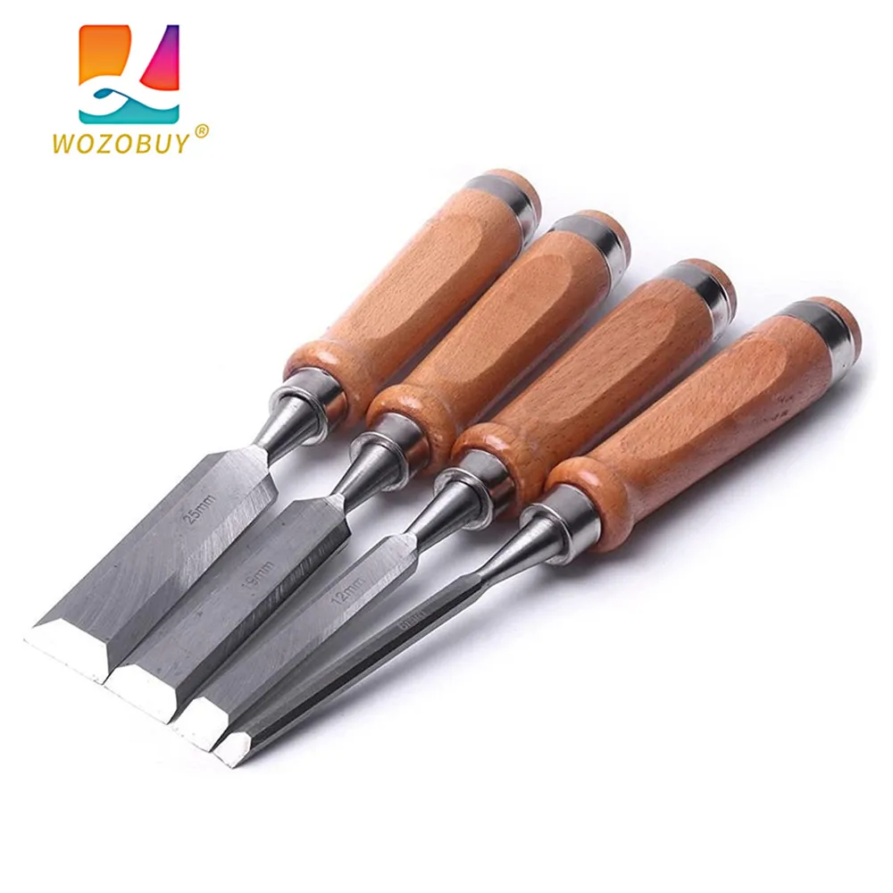 1pcs 6mm~38mm Wood Carving Flat Chisel Carving Knife For Woodcut Working Carpenter DIY Gadget Woodworking Tools For Carpenter