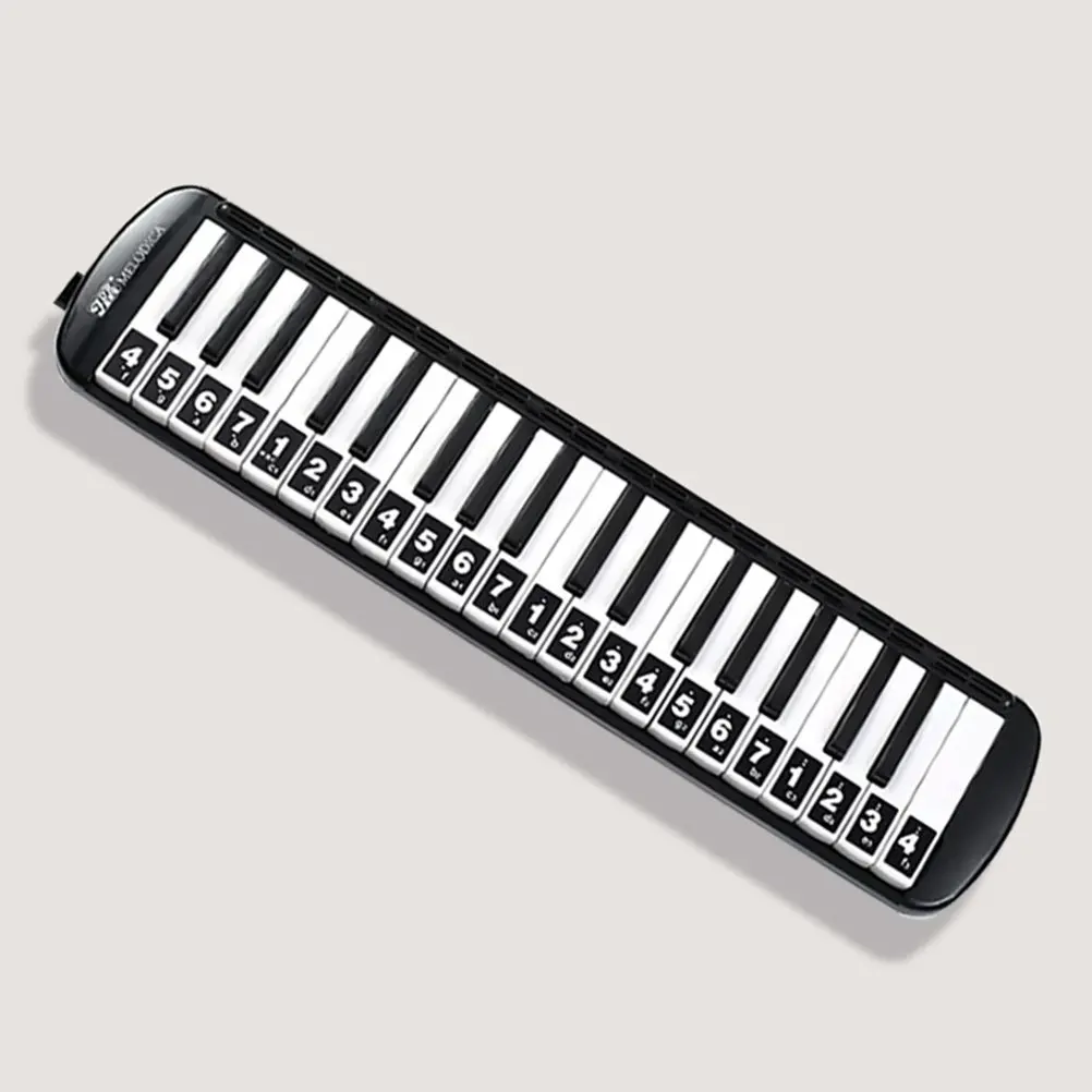 2Pcs Melodica Keyboard Stickers Patches Reusable Melodica Decals for Beginner Pitch Recognition Music Teaching